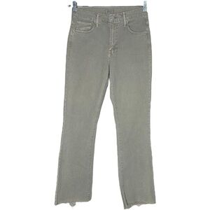 MOTHER Insider Ankle Fray Chalk It Up Size 27